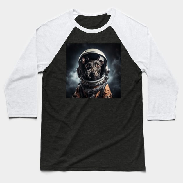 Astro Dog - Xoloitzcuintli Baseball T-Shirt by Merchgard